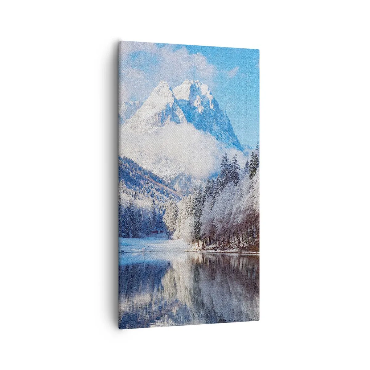 Tablou pe pânză - Veghe de zăpadă - 55x100 cm