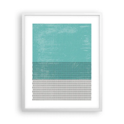 Poster în ramă albă - Compoziție echilibrată - 40x50 cm