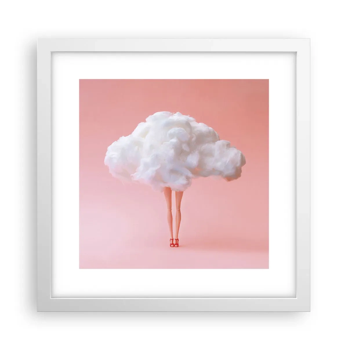 Poster în ramă albă - Dulce promisiune - 30x30 cm