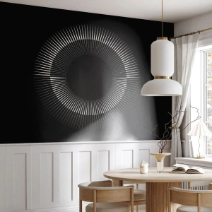 Tapet Premium Sand - Soarele Negru - Întuneric, Soare, roată - 500x350 cm