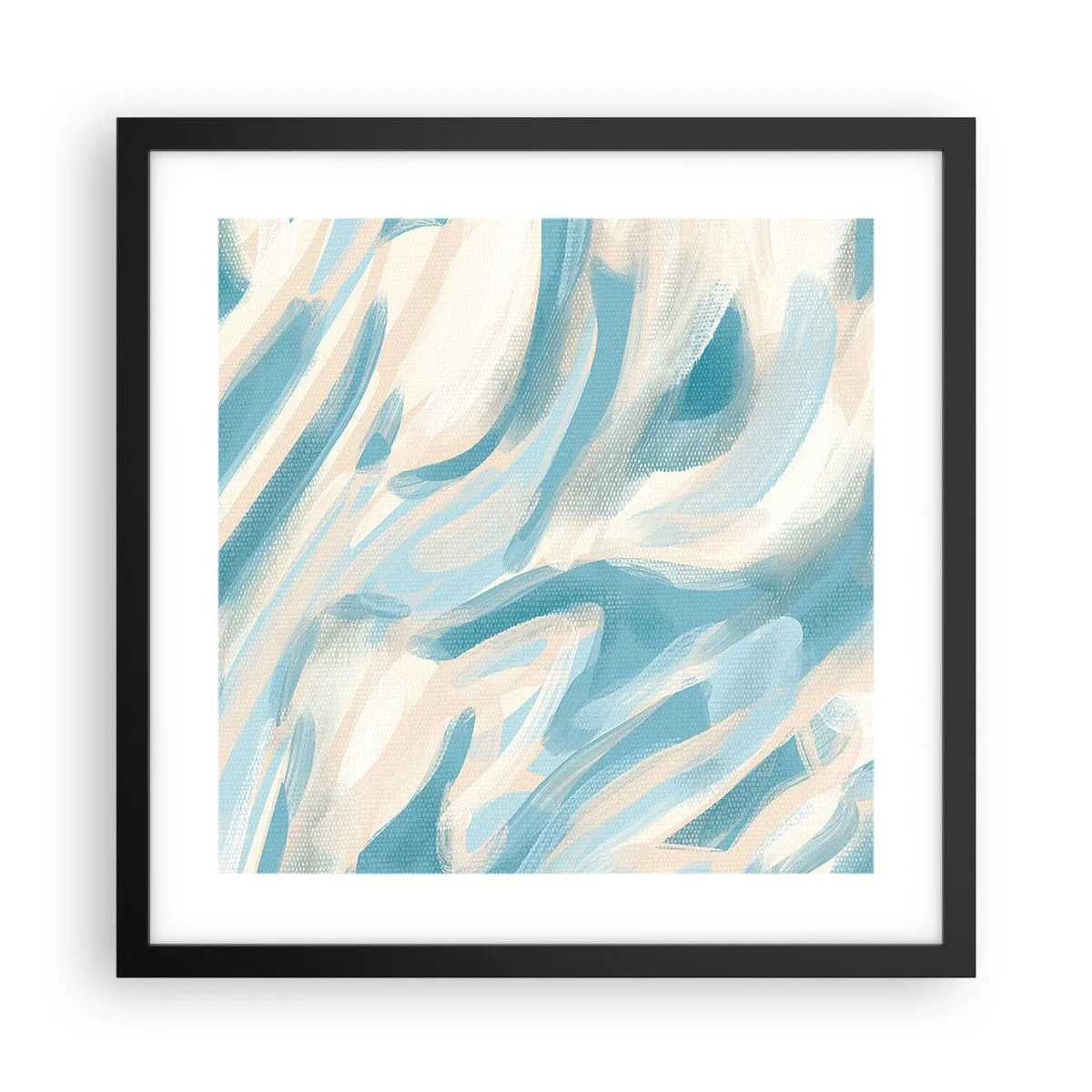 Poster în ramă neagră - Brize de primăvară - 40x40 cm