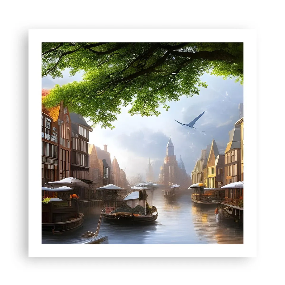 Poster - Peisaj urban olandez - 60x60 cm