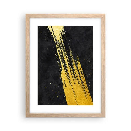 Poster în ramă de stejar deschis - Salt în hiperspațiu - 30x40 cm