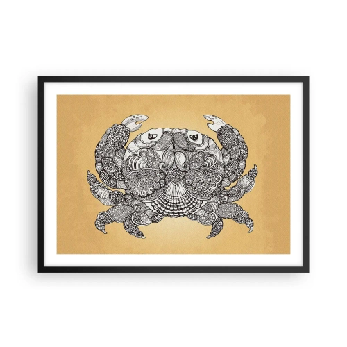 Poster în ramă neagră - Poveștile Domnului Crab - 70x50 cm