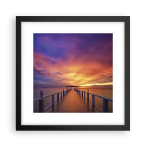 Poster în ramă neagră - Fără sfârșit - 30x30 cm