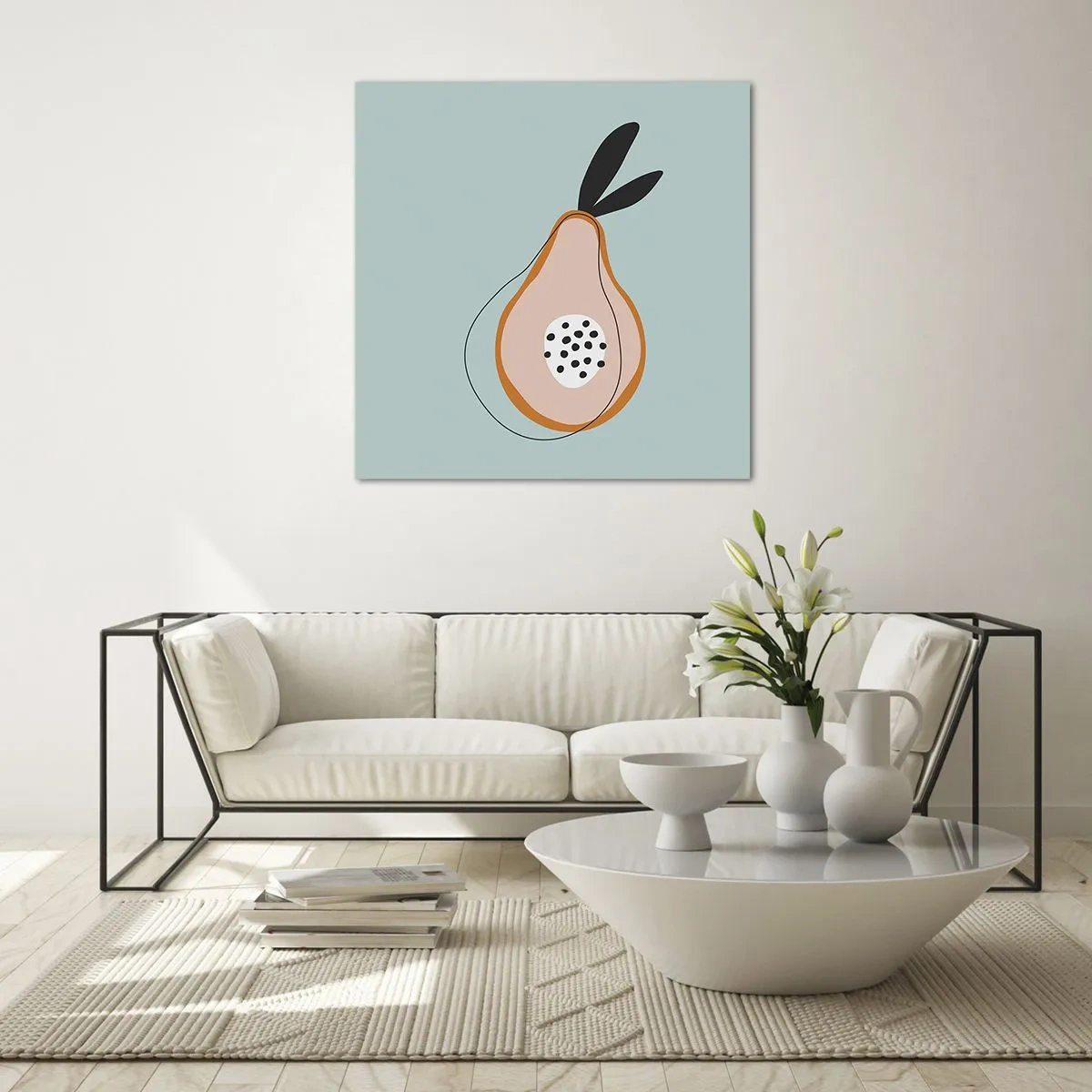 Tablou pe sticlă - Pătrunzând în natura lucrurilor - 40x40 cm