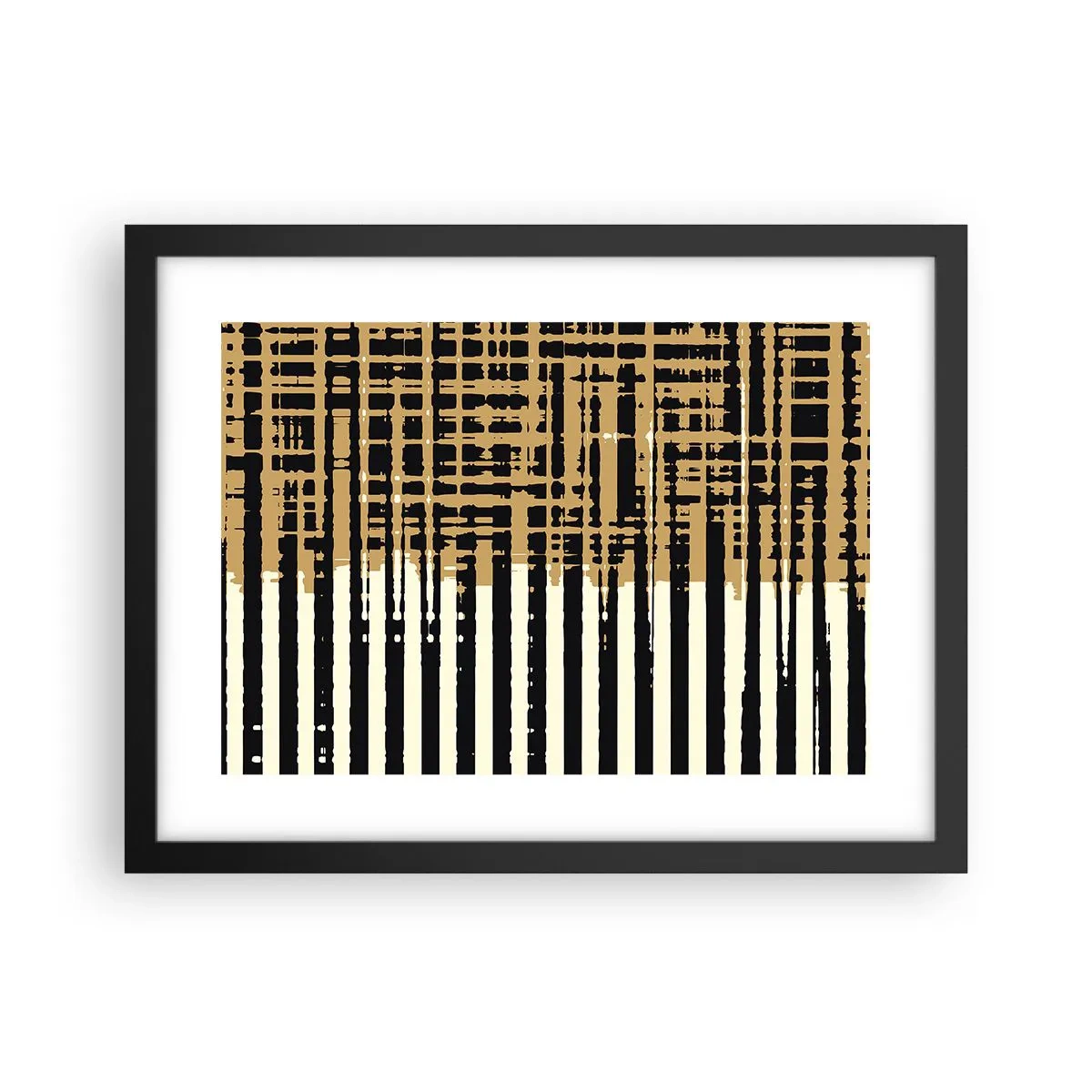 Poster în ramă neagră - Abstracție arhitecturală - 40x30 cm