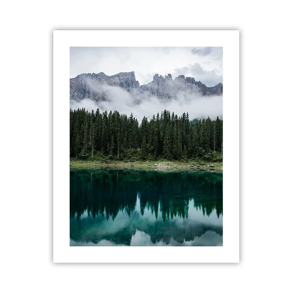 Poster - Liniște, liniște, să nu trezim apa care doarme... - 40x50 cm