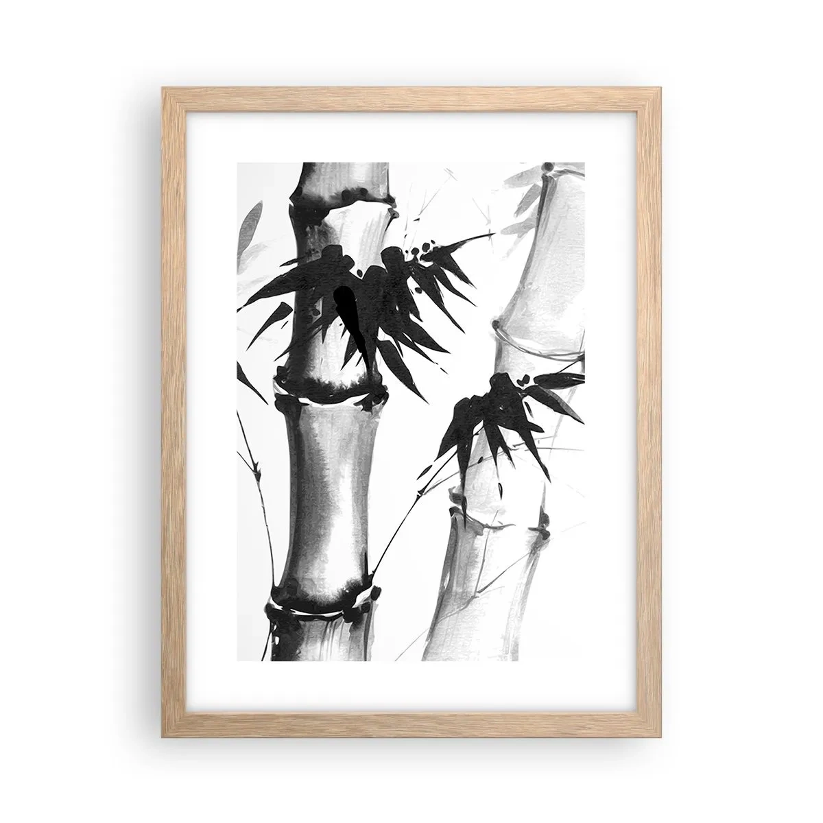 Poster în ramă de stejar deschis - Primul-plan al Orientului - 30x40 cm