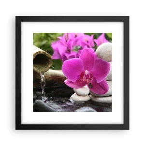 Poster în ramă neagră - Te odihnești deja - 30x30 cm