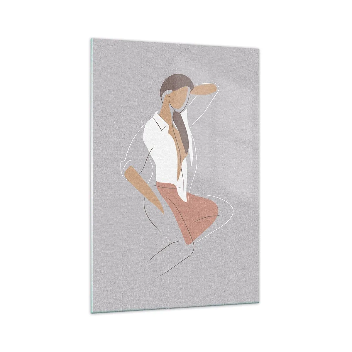 Tablou pe sticlă - Schiță de farmec - 70x100 cm