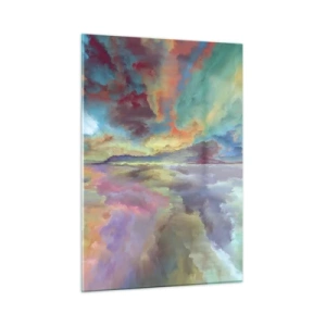 Tablou pe sticlă - Două ceruri - 50x70 cm