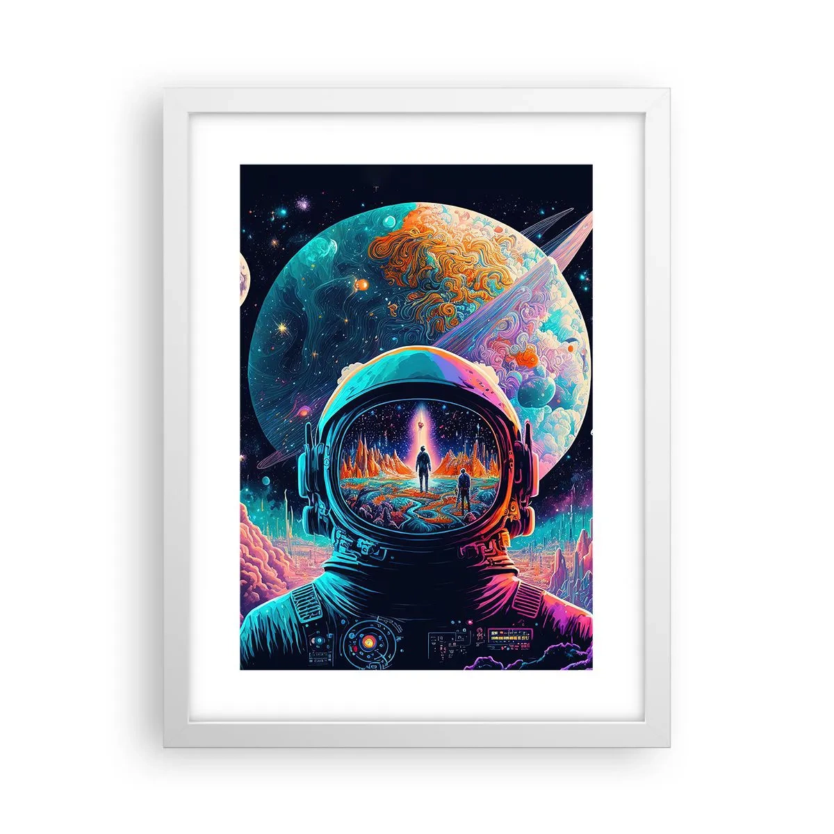 Poster în ramă albă - Visul nevisat al filozofiilor - 30x40 cm