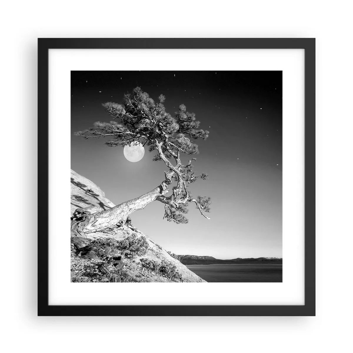 Poster în ramă neagră - Războinicul victorios - 40x40 cm