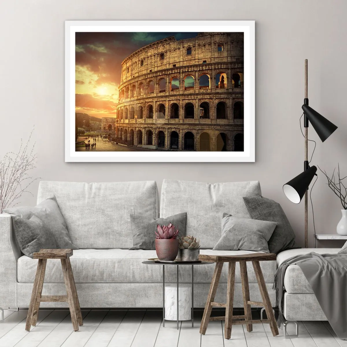 Poster în ramă albă - Impresie colosală - 70x50 cm