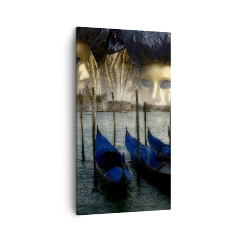 Tablou pe pânză - Să înceapă carnavalul - 45x80 cm