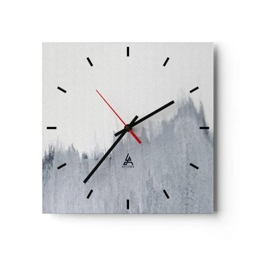Ceas de perete - Ceas pe sticlă - Înregistrare secretă - 30x30 cm