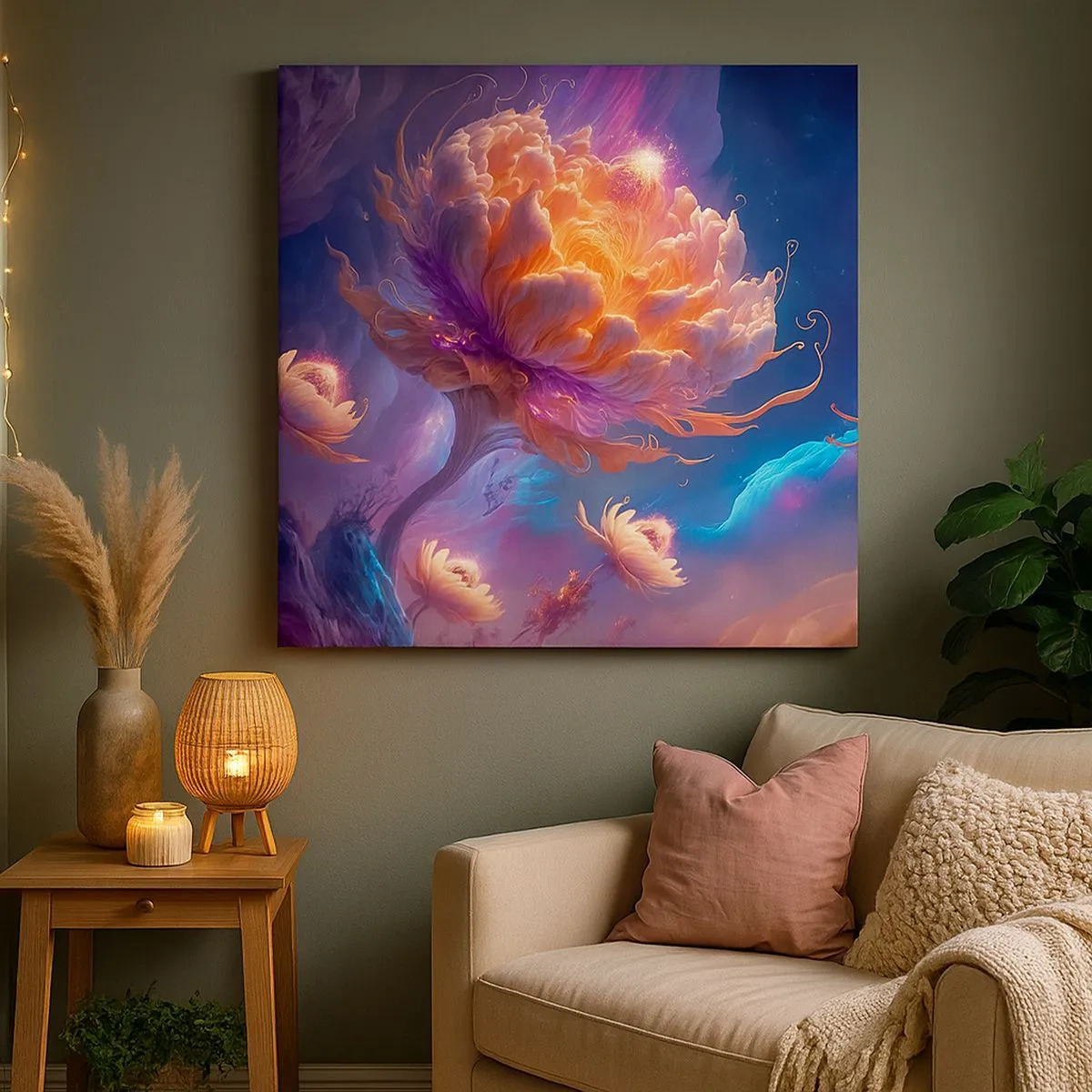 Tablou pe pânză - O altă lume - 30x30 cm