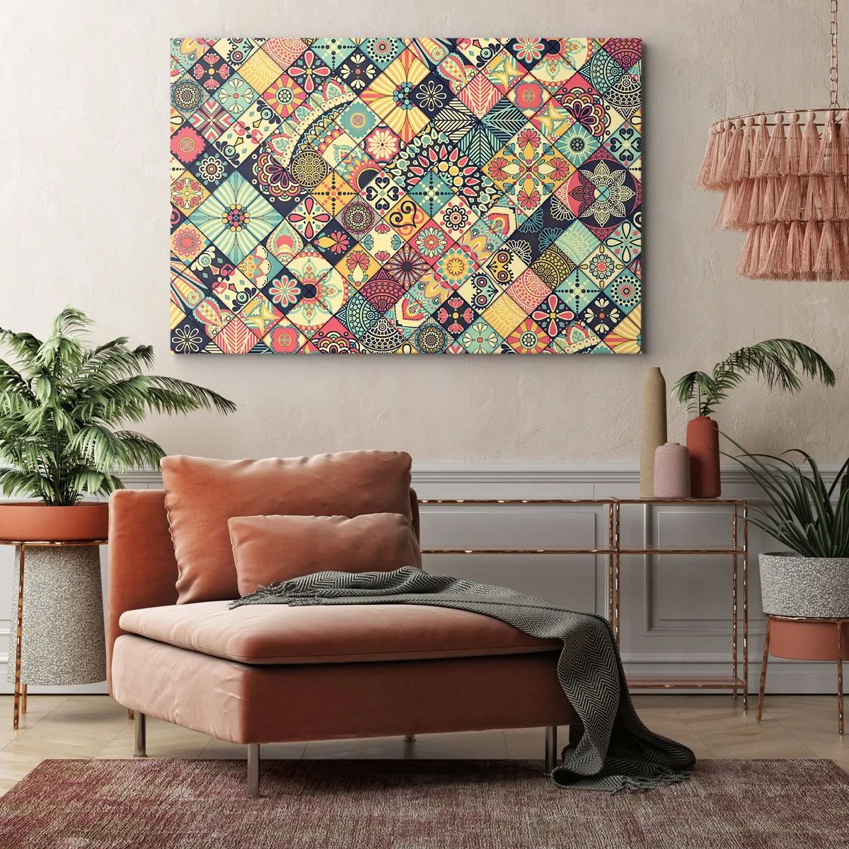 Tablou pe pânză - Clima marocană - 100x70 cm