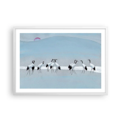 Poster în ramă albă - După o zi fierbinte - 70x50 cm