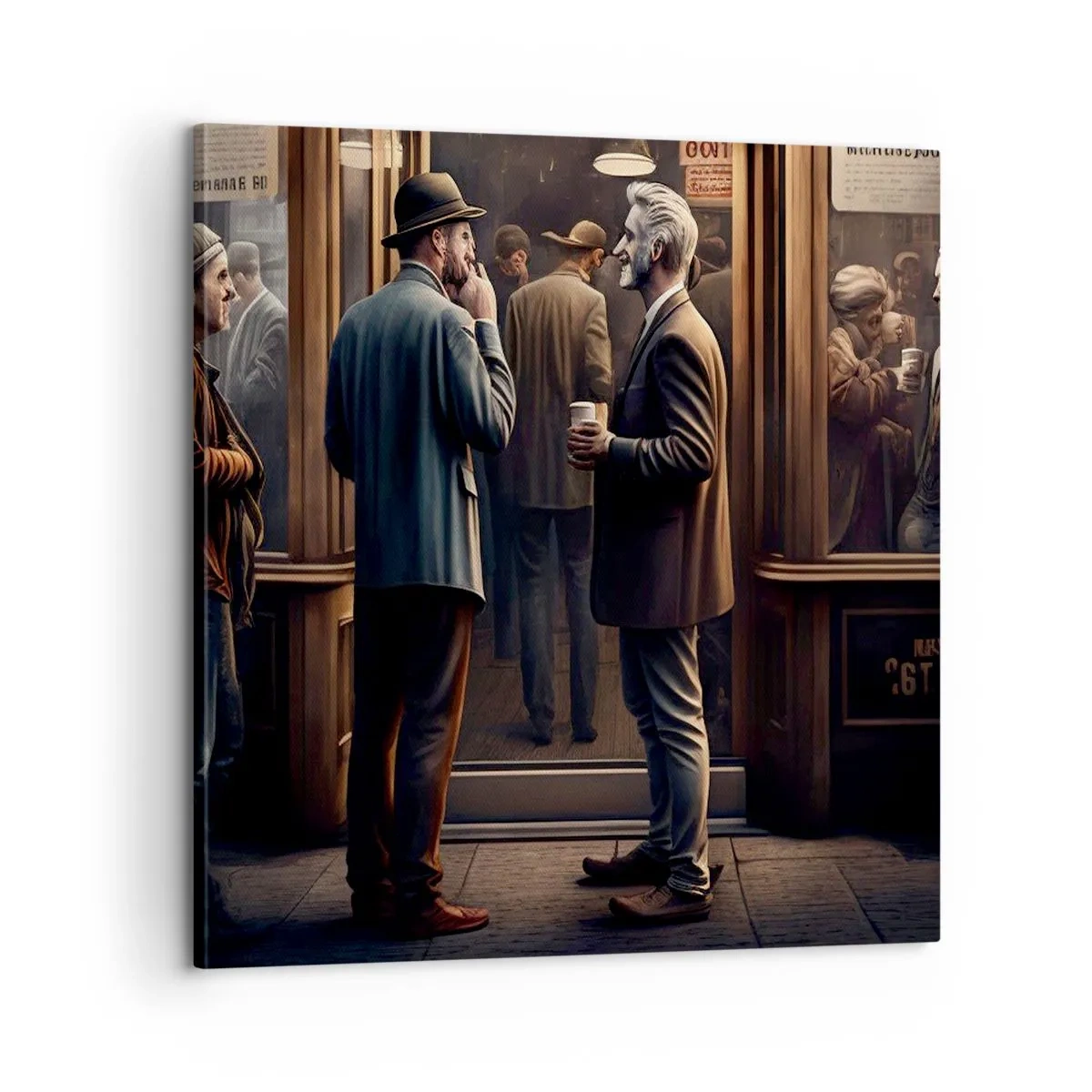 Tablou pe pânză - Cel mai bun moment al zilei - 60x60 cm