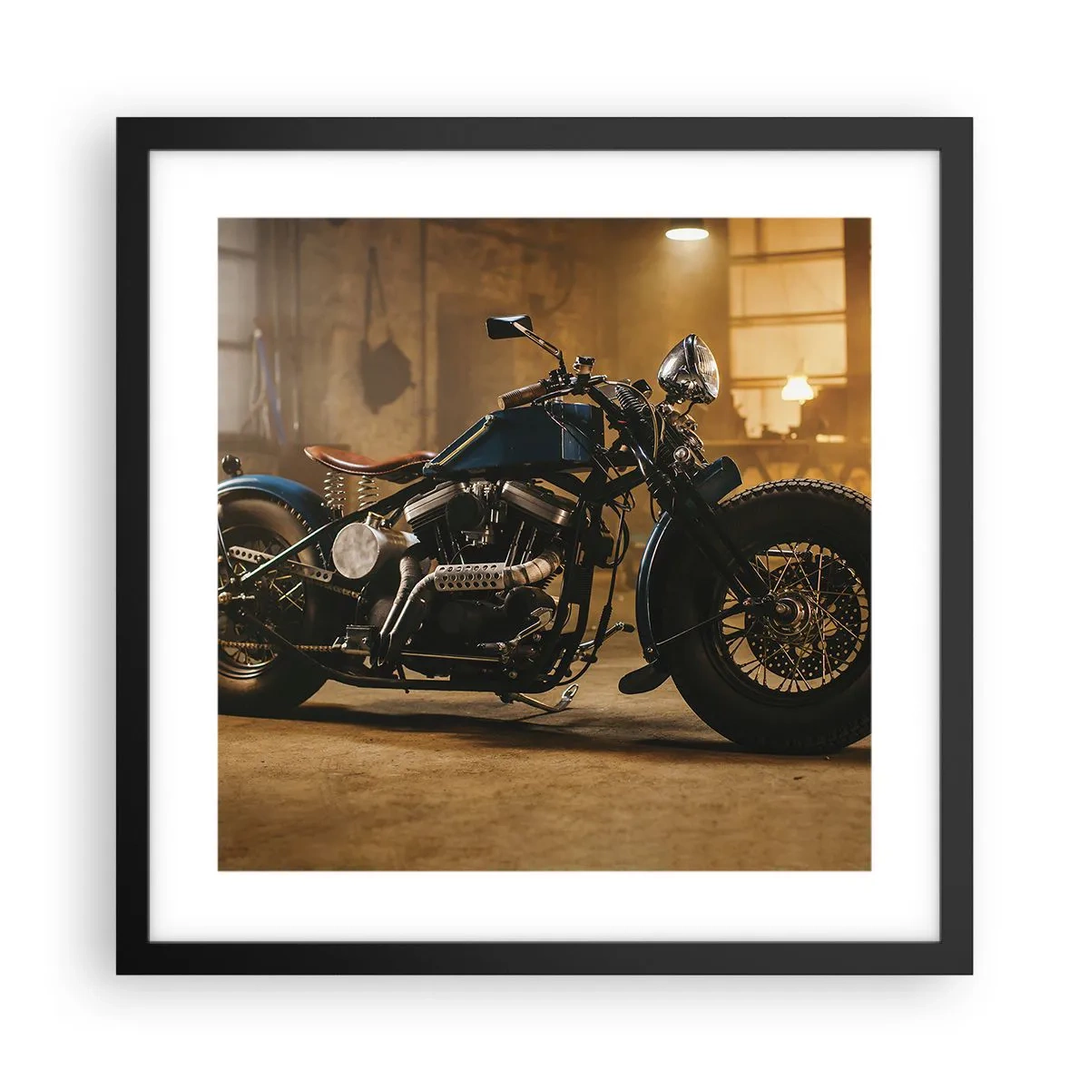 Poster în ramă neagră - Pot să fac totul - 40x40 cm