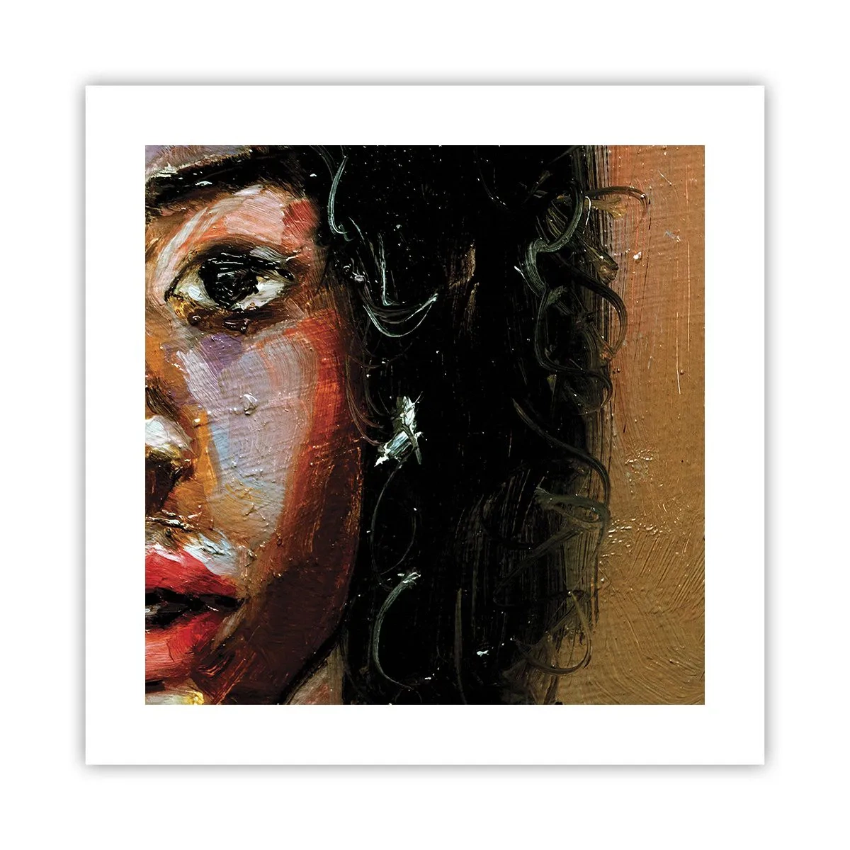 Poster - Negru și strălucire - 40x40 cm