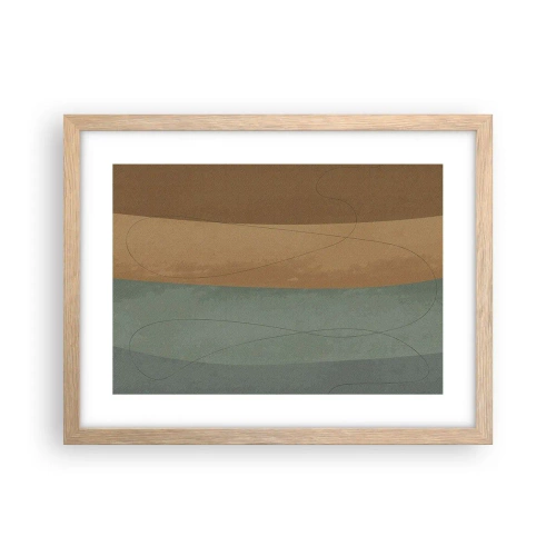 Poster în ramă de stejar deschis - Compoziție orizontală - 40x30 cm