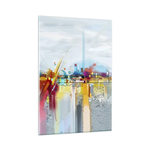 Tablou pe sticlă - Pod de bucurie peste râul vieții - 80x120 cm