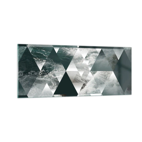 Tablou pe sticlă - O perspectivă de cristal - 100x40 cm