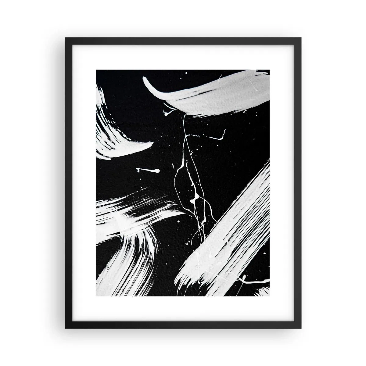 Poster în ramă neagră - Abisul întunericului - 40x50 cm