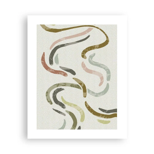 Poster - Dansul vesel al abstracției - 40x50 cm