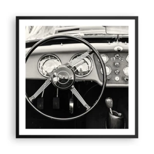 Poster în ramă neagră - Visul unui colecționar - 60x60 cm