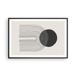 Poster în ramă neagră - Tremurând și încrezător - 91x61 cm