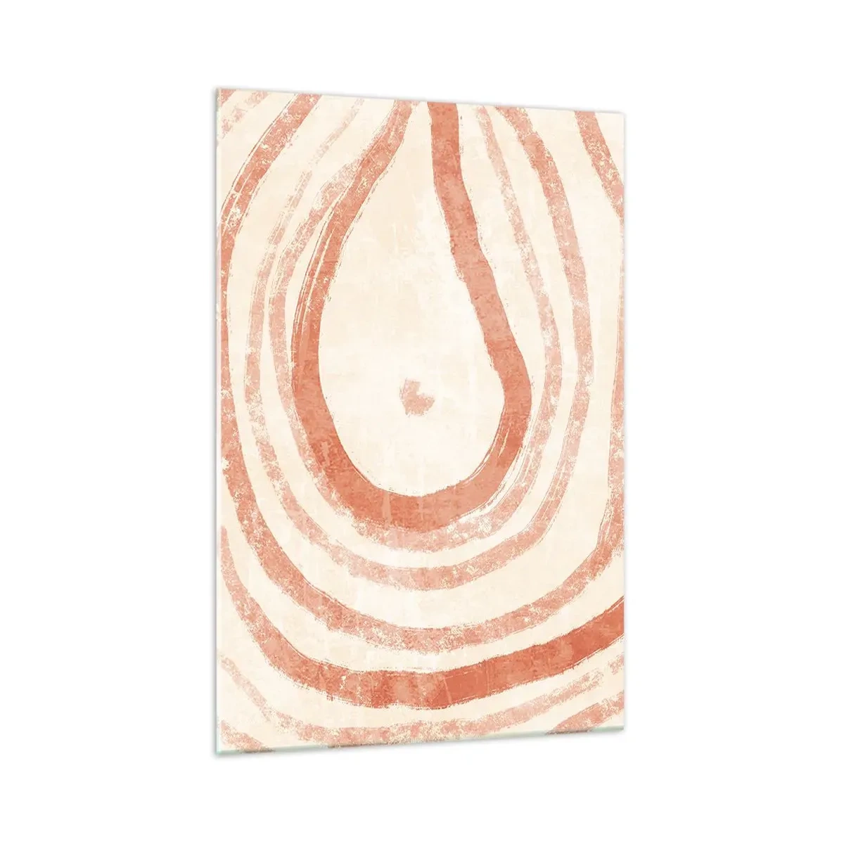 Tablou pe sticlă - Cercuri de corali - compoziție - 70x100 cm