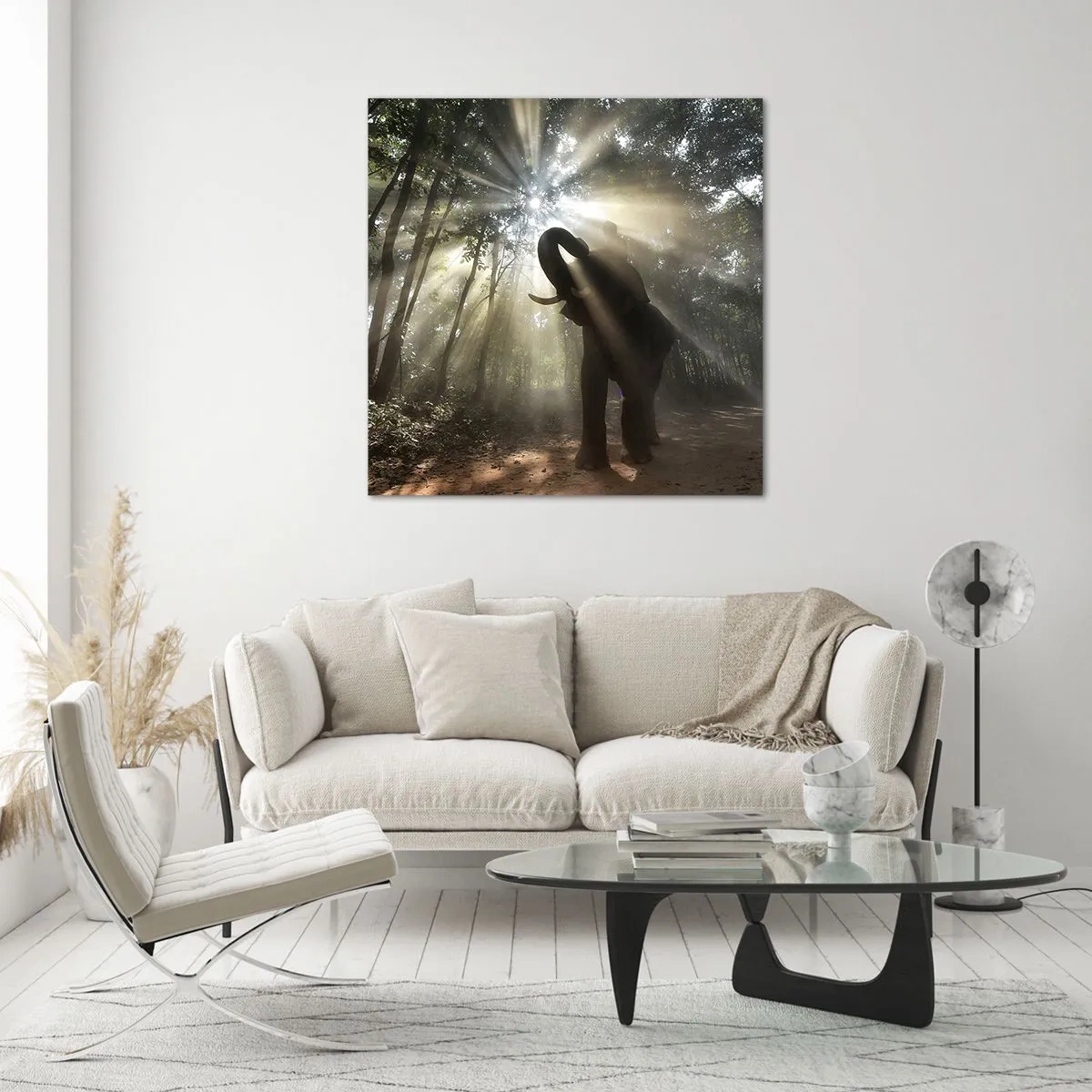 Tablou pe sticlă - Sub o stea norocoasă - 40x40 cm