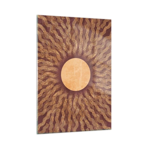 Tablou pe sticlă - Icoana soarelui - 50x70 cm