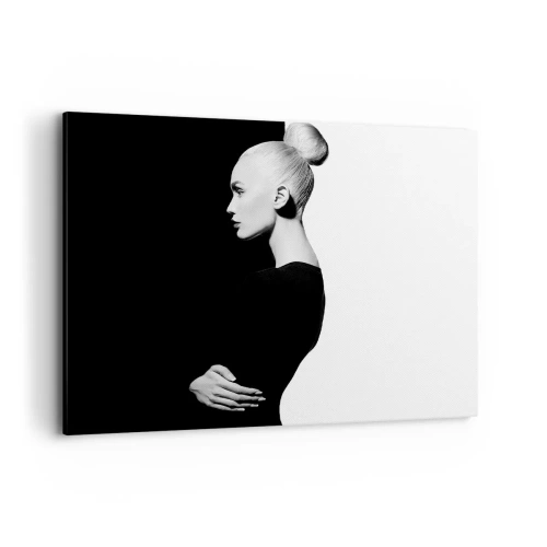 Tablou pe pânză - Pur și simplu o femeie - 100x70 cm