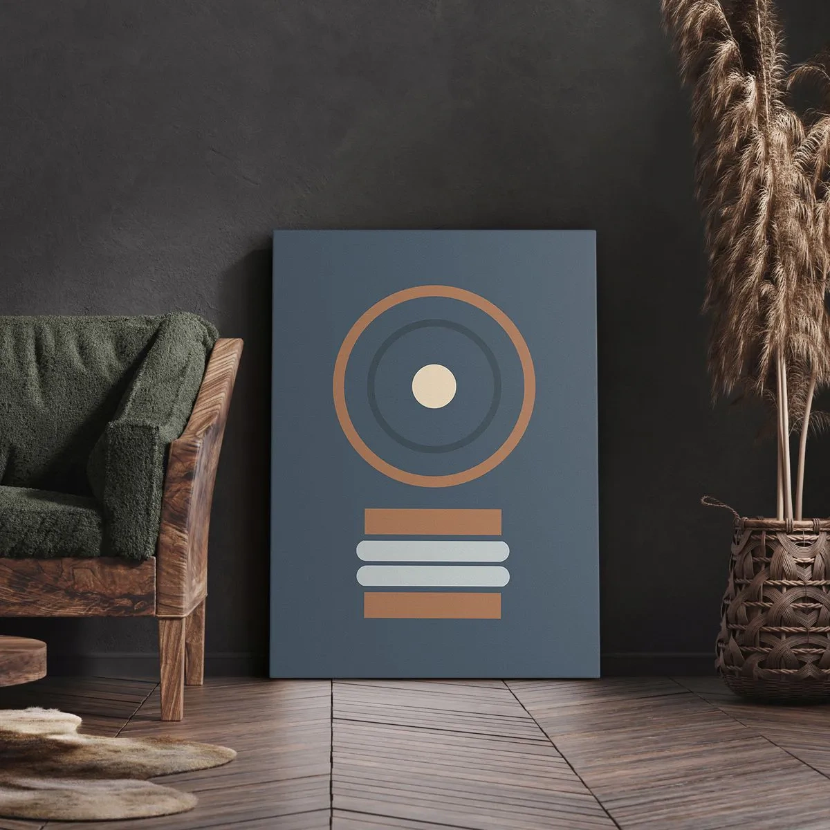 Tablou pe pânză - Esența problemei - 65x120 cm