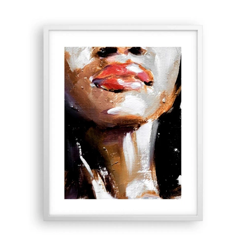 Poster în ramă albă - Mândrie fără prejudecăți - 40x50 cm