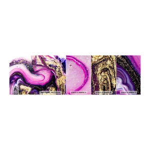 Mostră tapet Premium Canvas - Un moment în culise - Abstracția, Bucată, Model modern - 100x30 cm
