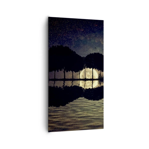 Tablou pe pânză - O noapte la capătul lumii - 65x120 cm