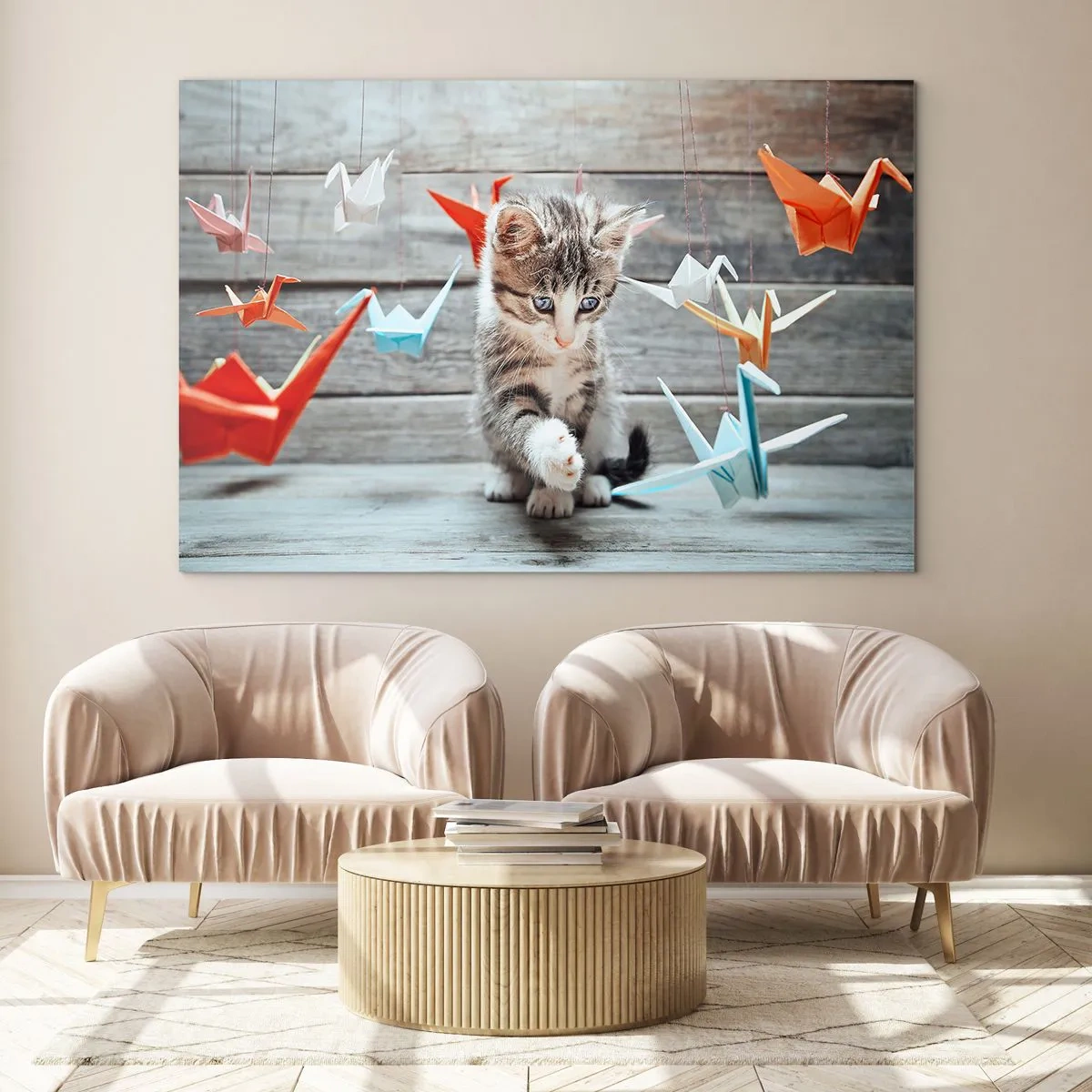 Tablou pe sticlă - Prima lecție - 120x80 cm