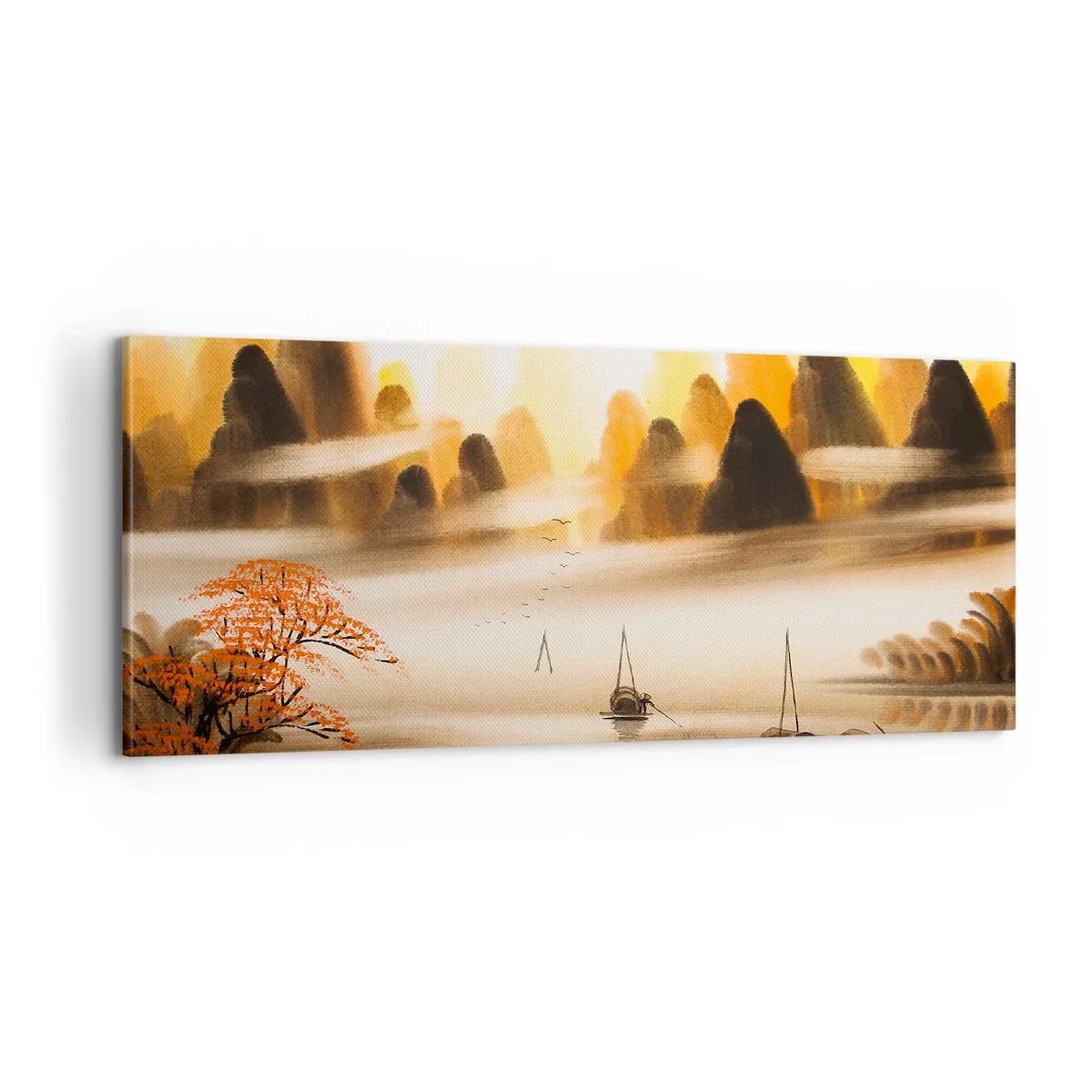 Tablou pe pânză - Mai departe decât Orientul Îndepărtat - 100x40 cm