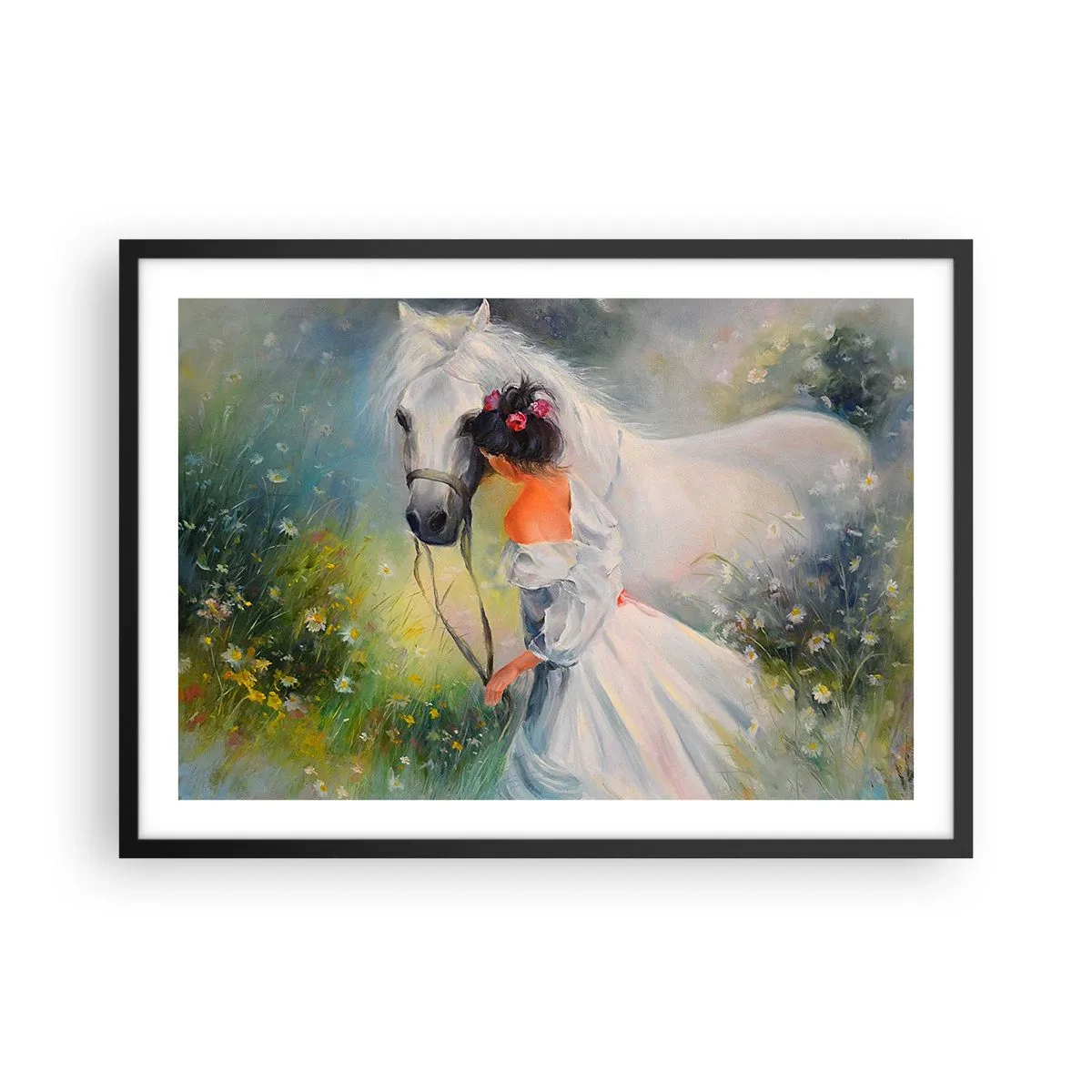 Poster în ramă neagră - Ca dintr-un vis frumos - 70x50 cm