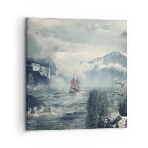 Tablou pe pânză - Pe ape magice - 70x70 cm