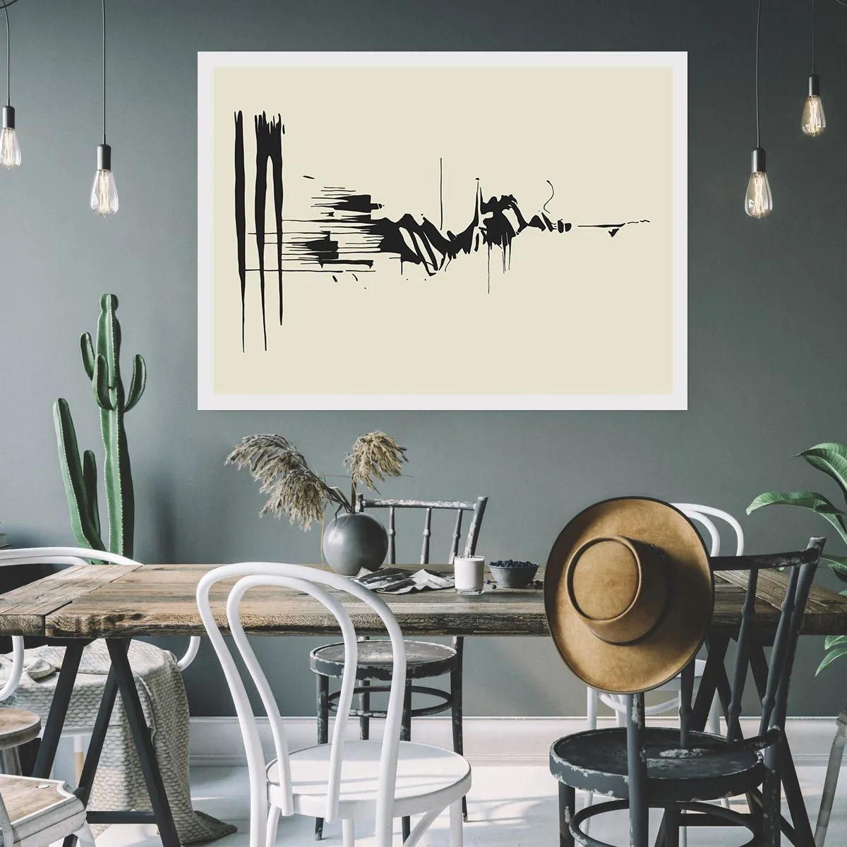 Poster - Abstracție pripită - 91x61 cm