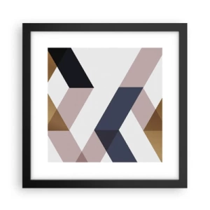 Poster în ramă neagră - Planuri și unghiuri - 30x30 cm