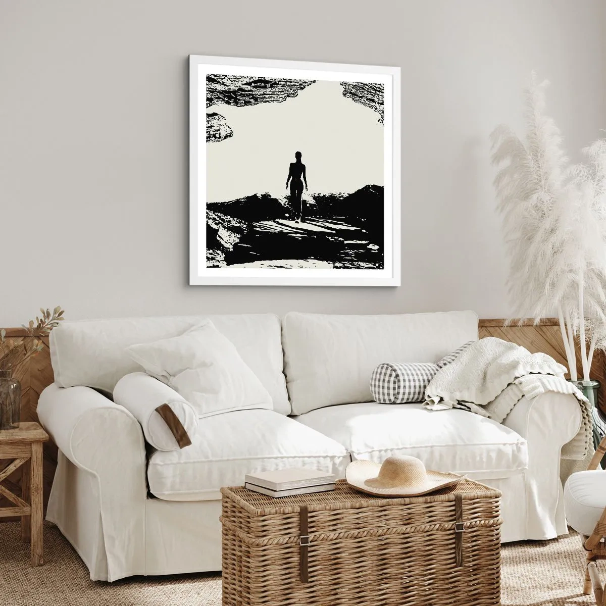 Poster în ramă albă - O nouă înfățișare - 30x30 cm