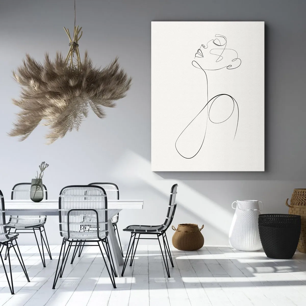 Tablou pe pânză - Încâlcită în vise - 80x120 cm